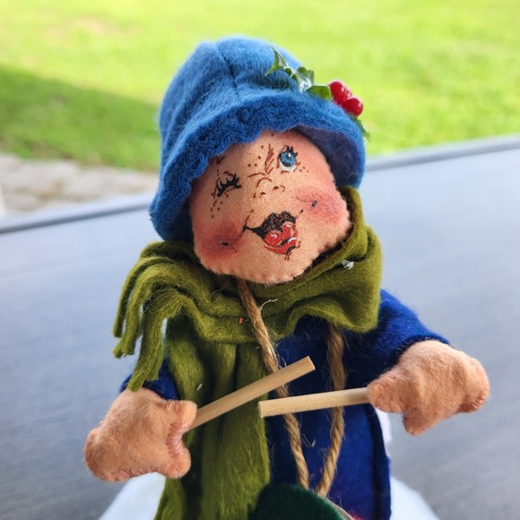 Annalee Mobilitee Dolls 1992 Little Drummer Boy Doll w/ Drum & Sticks Christmas - Picture 2 of 12